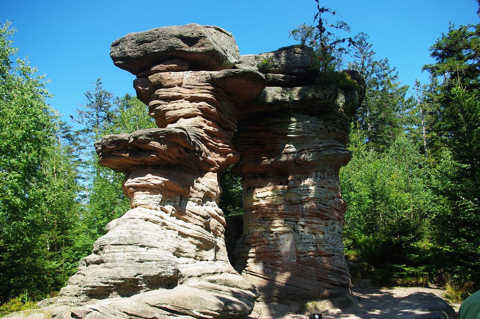 Le rocher de Mutzig et la Porte de Pierre